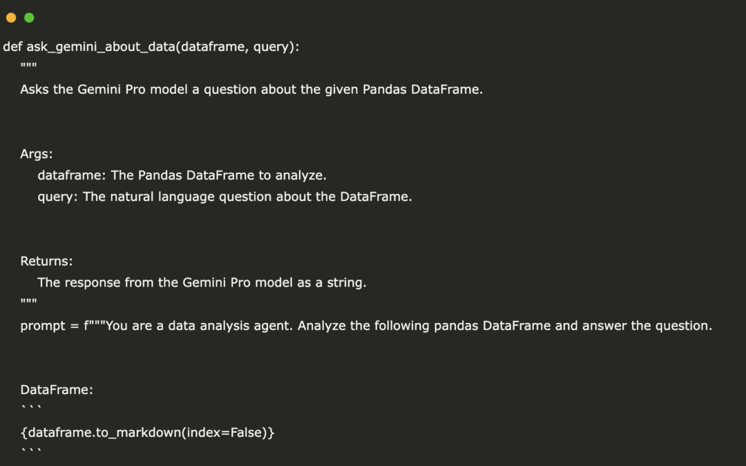 Interactive data analysis through Google API, Google.generativeai, Pandas, and Ipython.display, create a data science agent using the Gemini-2.0-Flash-Lite model: Tutorial for code implementation using the Gemini-2.0-Flash-Lite model.